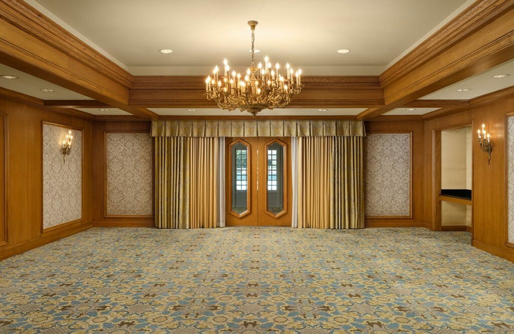 The Tucson meeting and event room at the Little America Hotel in Salt Lake City.