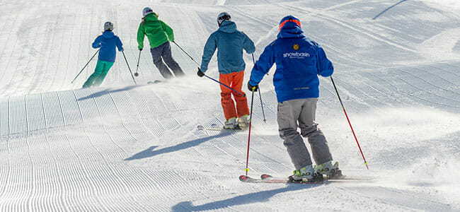Participants at Snowbasin's Learn and Earn Program