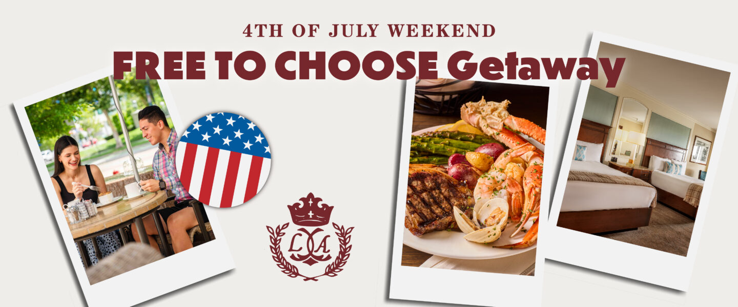 4th July Free to Choose Getaway Package Graphic